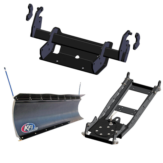 KFI UTV Snow Plow Kit With Glacier Mount For Polaris Ranger Crew 1000 EPS 2020