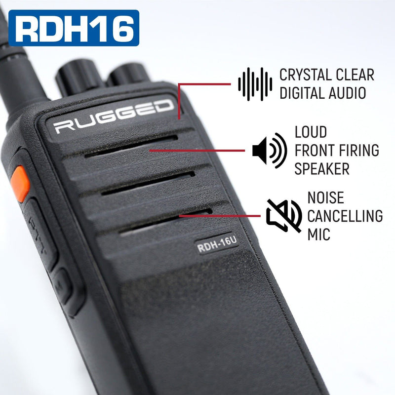 Load image into Gallery viewer, Rugged Radios Rugged RDH16 Digital and Analog Handheld Radio
