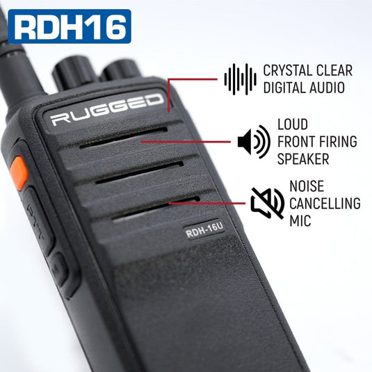 Rugged Radios Rugged RDH16 Digital and Analog Handheld Radio