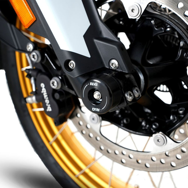 Load image into Gallery viewer, R&amp;G Racing Black Fork Protectors For 2020-2024 BMW F900R

