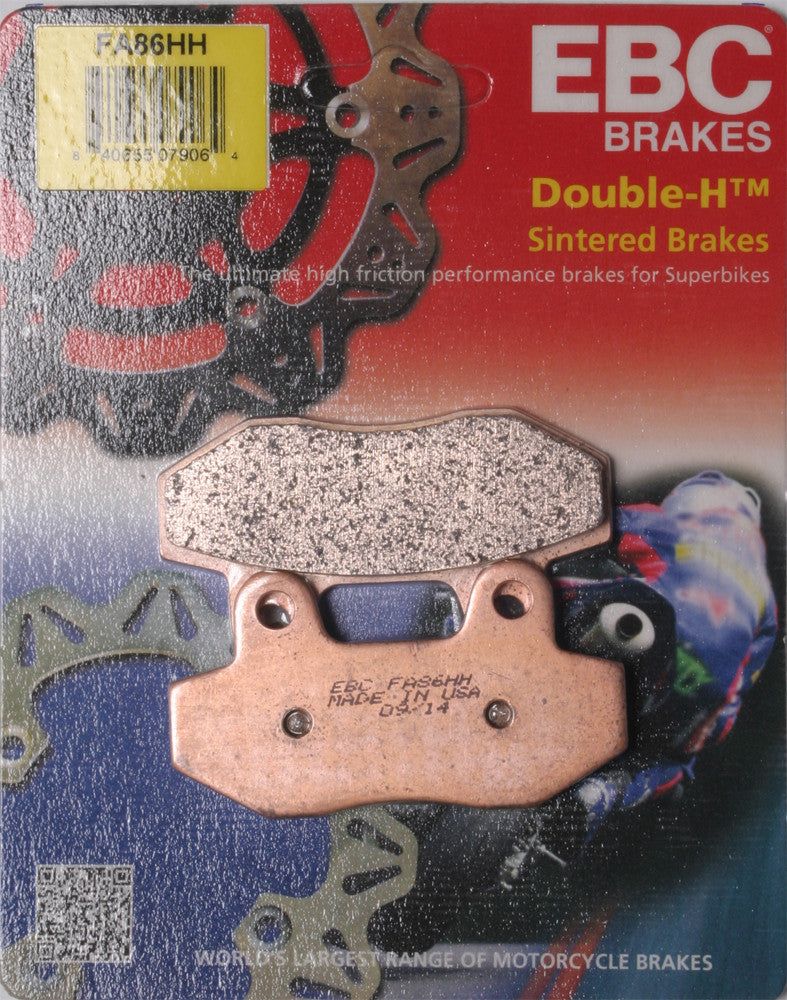 Load image into Gallery viewer, EBC 1 Pair Sintered HH Race Formula Brake Pads MPN FA86HH
