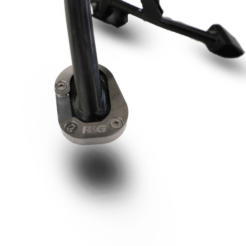Load image into Gallery viewer, R&amp;G Racing Silver Kickstand Shoe For 2022-2023 BMW F850GS
