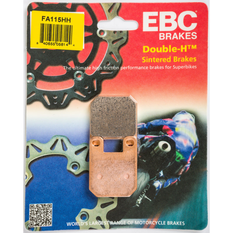 Load image into Gallery viewer, EBC 1 Pair Sintered HH Race Formula Brake Pads MPN FA115HH
