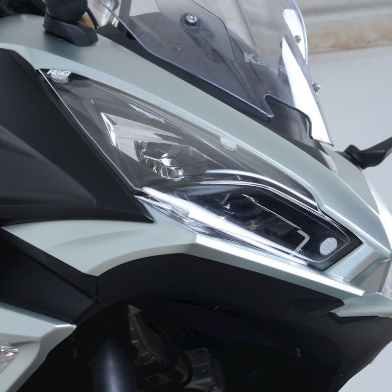 Load image into Gallery viewer, R&amp;G Racing Clear Acrylic Headlight Shield For 2020-2024 Kawasaki Ninja 1000SX ZX1000
