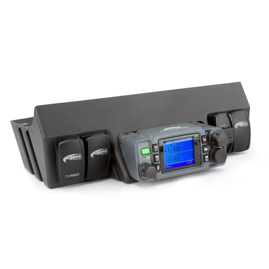 Rugged Radios Jeep JK Upper Windshield Radio Mount GMR25 and ABM25 MT-JK-25WP