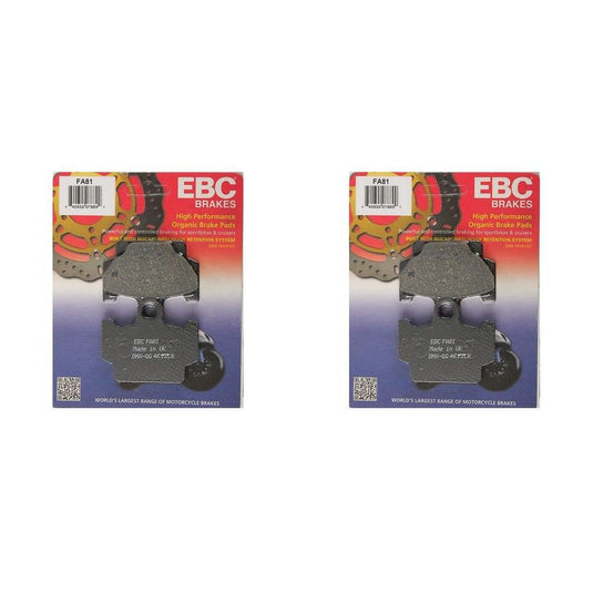 EBC Brake Pad Kit FA81 for Yamaha RZ350 1984-1985