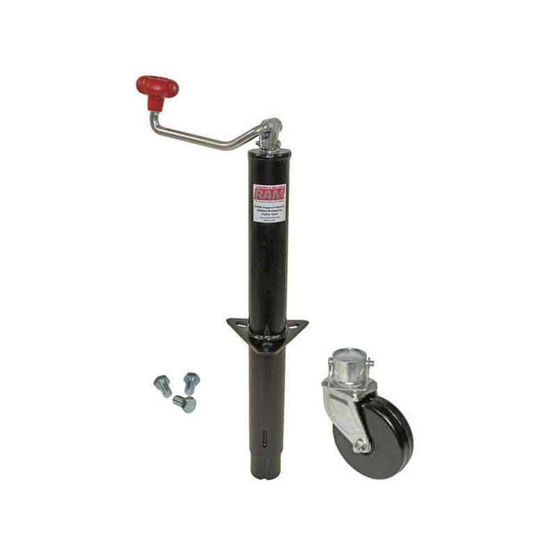 Load image into Gallery viewer, Ram A-Frame Trailer Jack, with Wheel and Mounting Hardware - Top Wind
