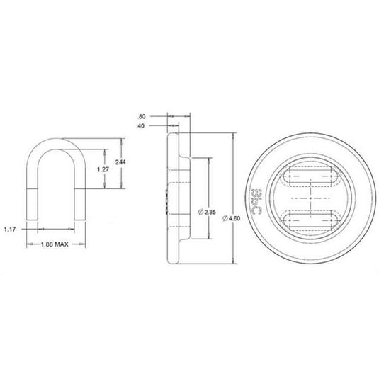 Heavy Duty Weld-On Tie-Down Ring