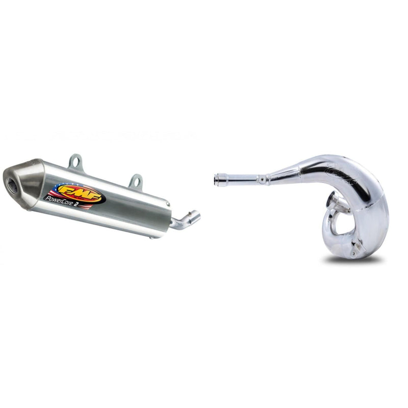 Load image into Gallery viewer, Gnarly Exhaust Pipe &amp; Powercore 2 Silencer for KAWASAKI KDX200 1995-2006

