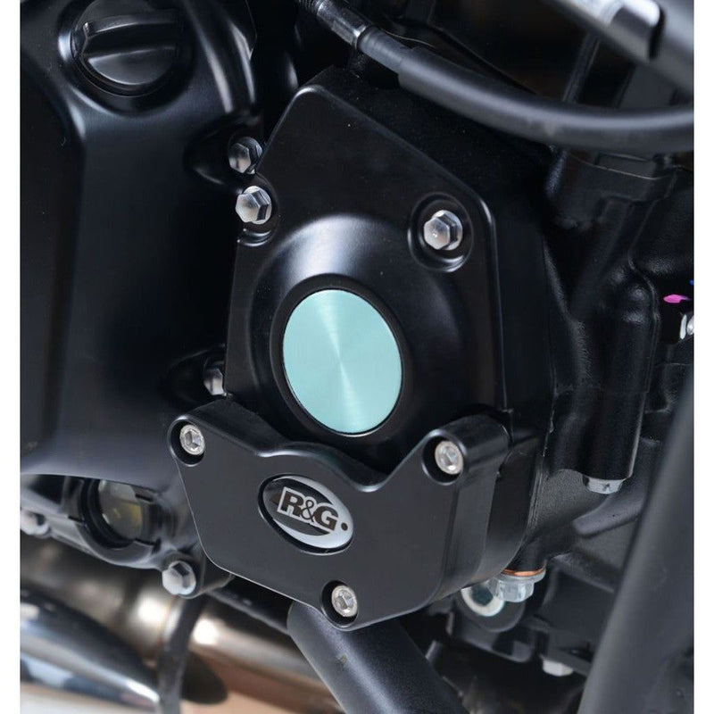 Load image into Gallery viewer, R&amp;G Racing Black Engine Case Sliders RHS For 2017-2019 Kawasaki Z900 ZR900
