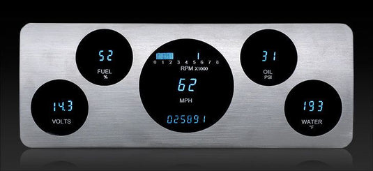 Dakota Digital 1940-1946 Chevrolet Pickup Series III Gauge Kit with Teal/Blue Display VFD3-40C-PU-Z