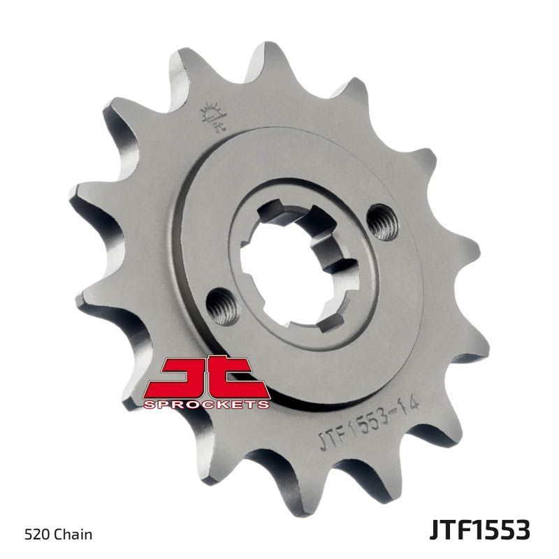 Load image into Gallery viewer, JT Sprockets Front Steel Sprocket 15 Tooth 15T 520 Chain JTF1553.15
