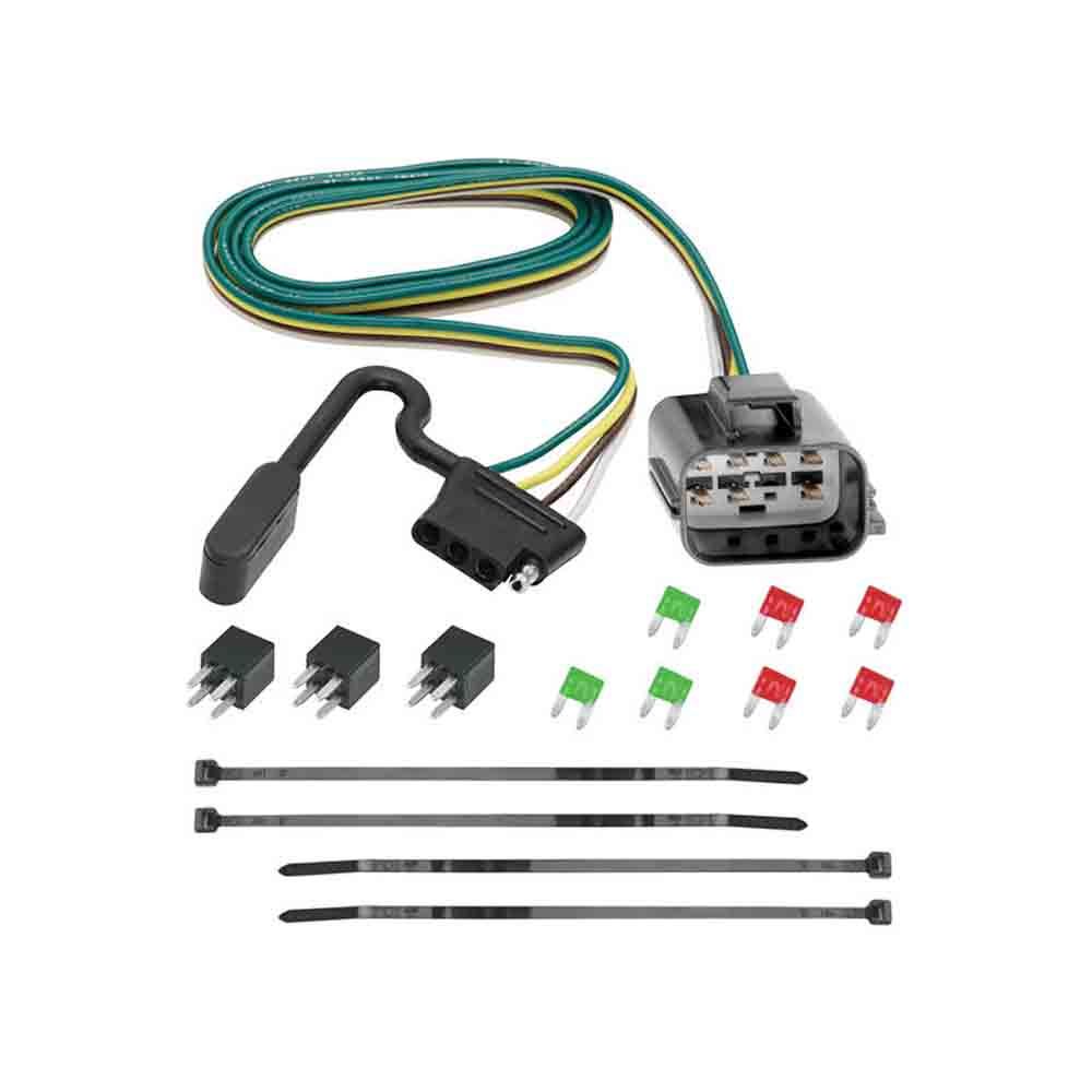 2013-2017 Buick Enclave, Chevrolet Traverse & GMC Acadia Tekonsha Custom Fit Wiring Harness with 4-Flat Connector