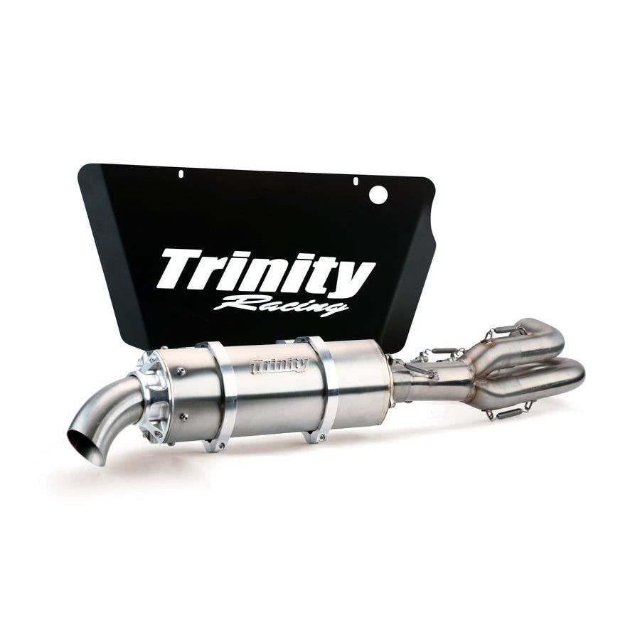 Trinity Racing Stage 5 Stinger Full Exhaust Stainless Steel Big Core Single Muffler
