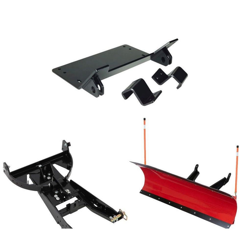Load image into Gallery viewer, Denali Black UTV Snow Plow Kit For Can-Am Defender Max HD8 2016-2021
