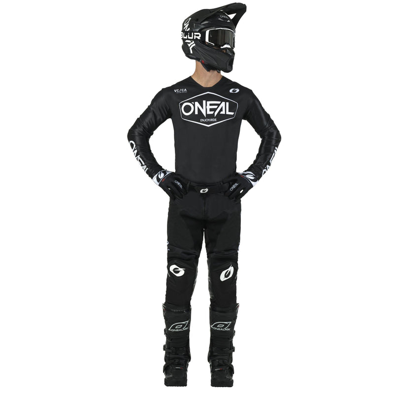 Load image into Gallery viewer, Motocross Jersey 242 O&#39;Neal Mayhem Hexx Black / White Motocross Jersey
