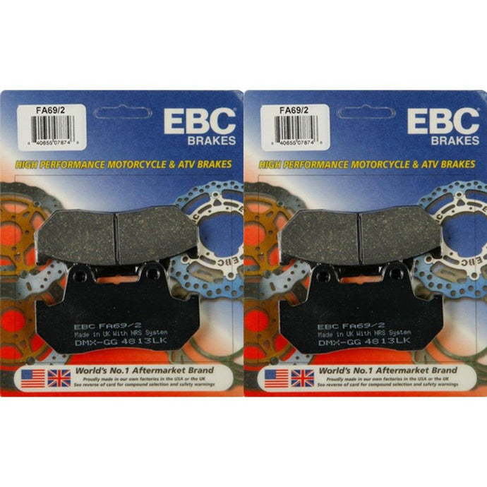 EBC Brake Pad Front Kit FA69/2 for Honda CB 900F Super Sport 1981-1982