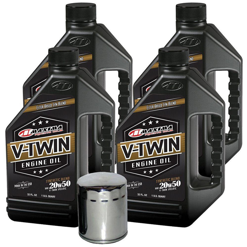 Load image into Gallery viewer, Synthetic Blend Engine Oil Change Kit Harley Davidson Evolution V-Twin HF170C
