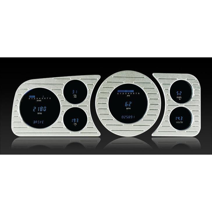 Load image into Gallery viewer, Dakota Digital 1958-1977 Volkswagen Beetle Series III 3 Gauge Kit with Teal/Blue Display VFD3-VW-Z
