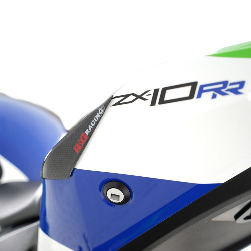 Load image into Gallery viewer, R&amp;G Racing Carbon Fibre Tail Sliders For 2022-2024 Kawasaki Ninja ZX10R ZX1000
