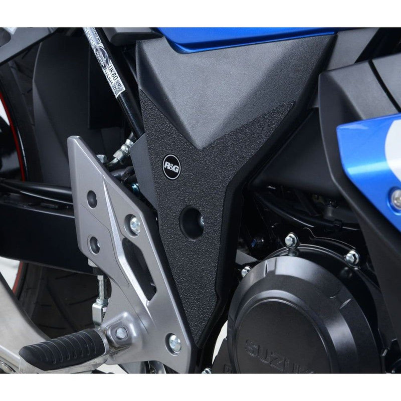 Load image into Gallery viewer, R&amp;G Racing Black Boot Guard Kit For 2018-2020 Suzuki GSX250R EZBG710BL
