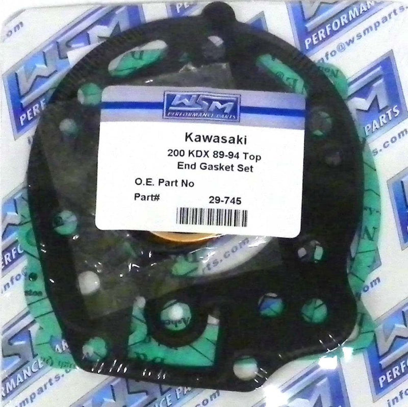 Load image into Gallery viewer, WSM Top End Gasket Kit For Kawasaki 200 KDX 89-94 29-745
