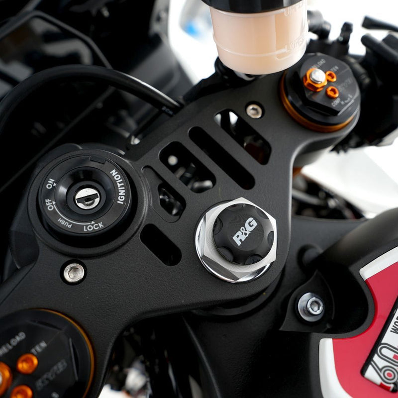 Load image into Gallery viewer, R&amp;G Racing Black Top Yoke Cap For 2018-2019 Honda CB1000R
