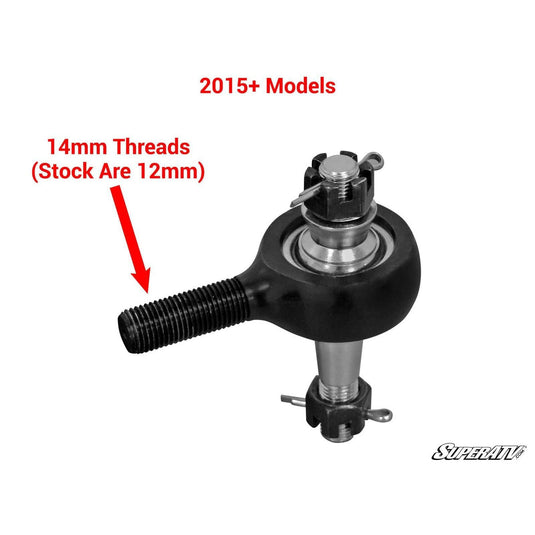 SuperATV Polaris RZR XP 1000 Z-Bend Tie Rod Kit - Replacement for SuperATV Lift Kits TRRA-P-RZR1K-Z7-14-02