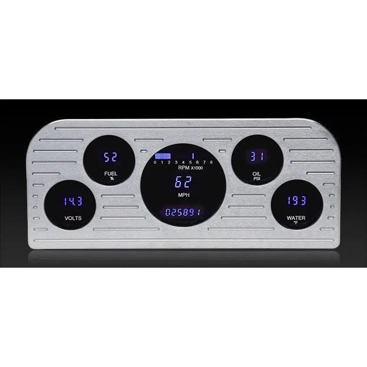 Load image into Gallery viewer, Dakota Digital 1937-1938 Ford Series III Gauge Kit with Teal/Blue Display VFD3-37F-Z
