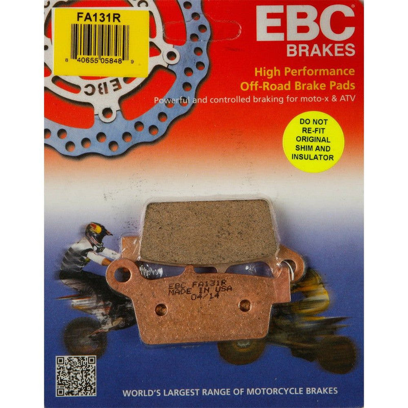 Load image into Gallery viewer, EBC 1 Pair HH Sintered Superbike Brake Pads MPN FA131R
