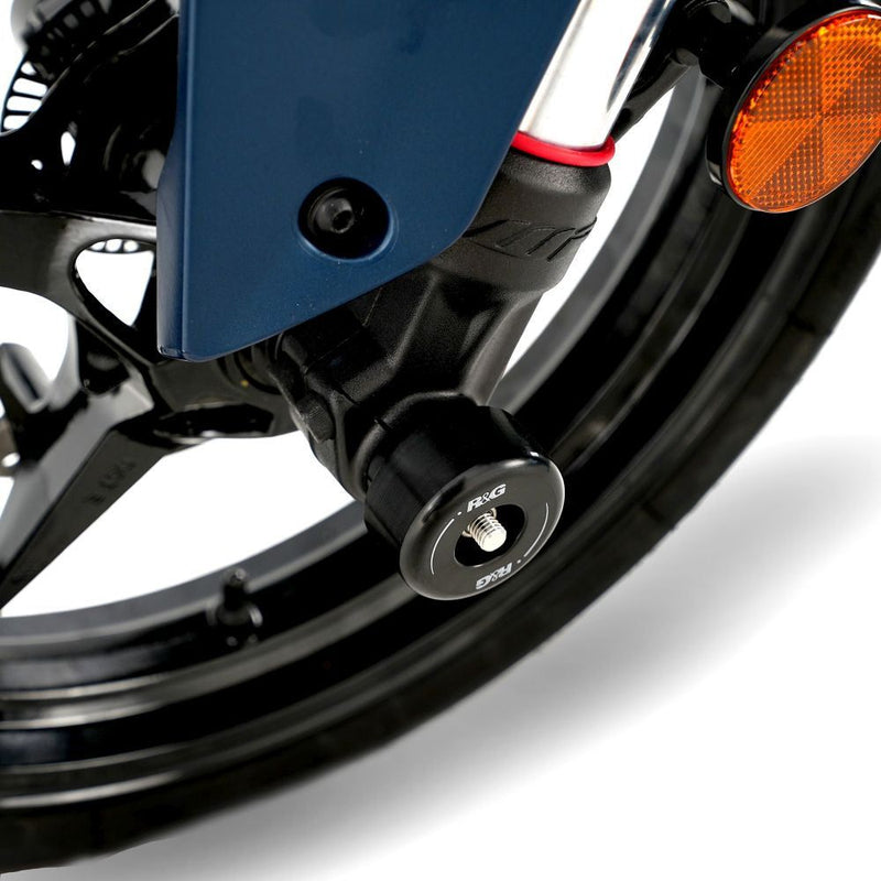 Load image into Gallery viewer, R&amp;G Racing Orange Fork Protectors For 2024 Husqvarna VITPILEN 401
