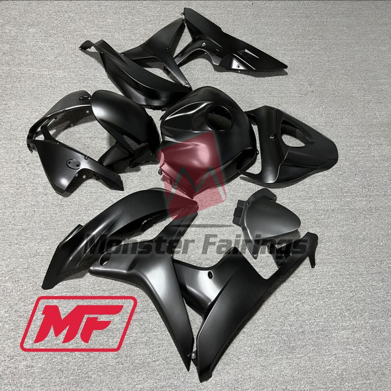 Load image into Gallery viewer, Monster Fairings Full Kit Honda CBR600RR 07-08 Matte Black + Windshield + Gas Tank Cover
