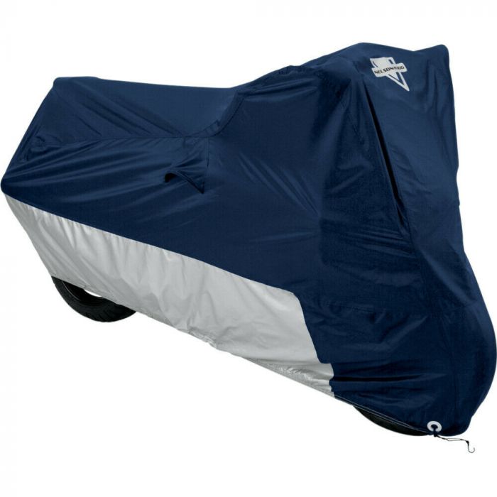 Load image into Gallery viewer, Nelson Rigg Deluxe All Season Cycle Cover Navy MD
