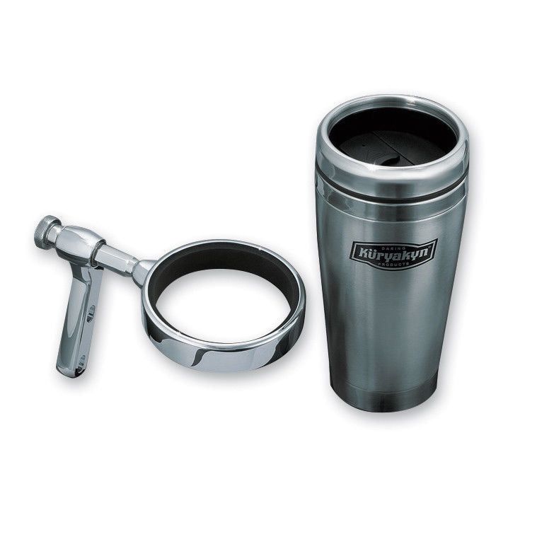 Load image into Gallery viewer, Kawasaki VN1500L Vulcan Nomad Fi 00-04Perch Drink Holder w/Mug for by Kuryakyn
