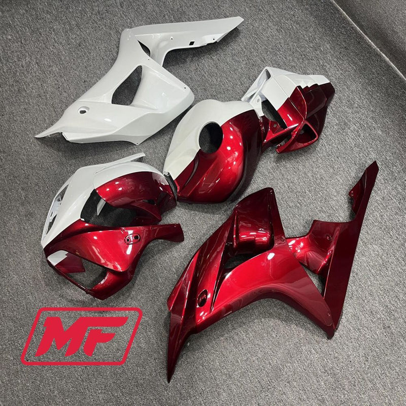 Load image into Gallery viewer, Monster Fairings Full Kit Honda CBR1000RR 06-07 Split White and Red + Windshield + Gas Tank Cover
