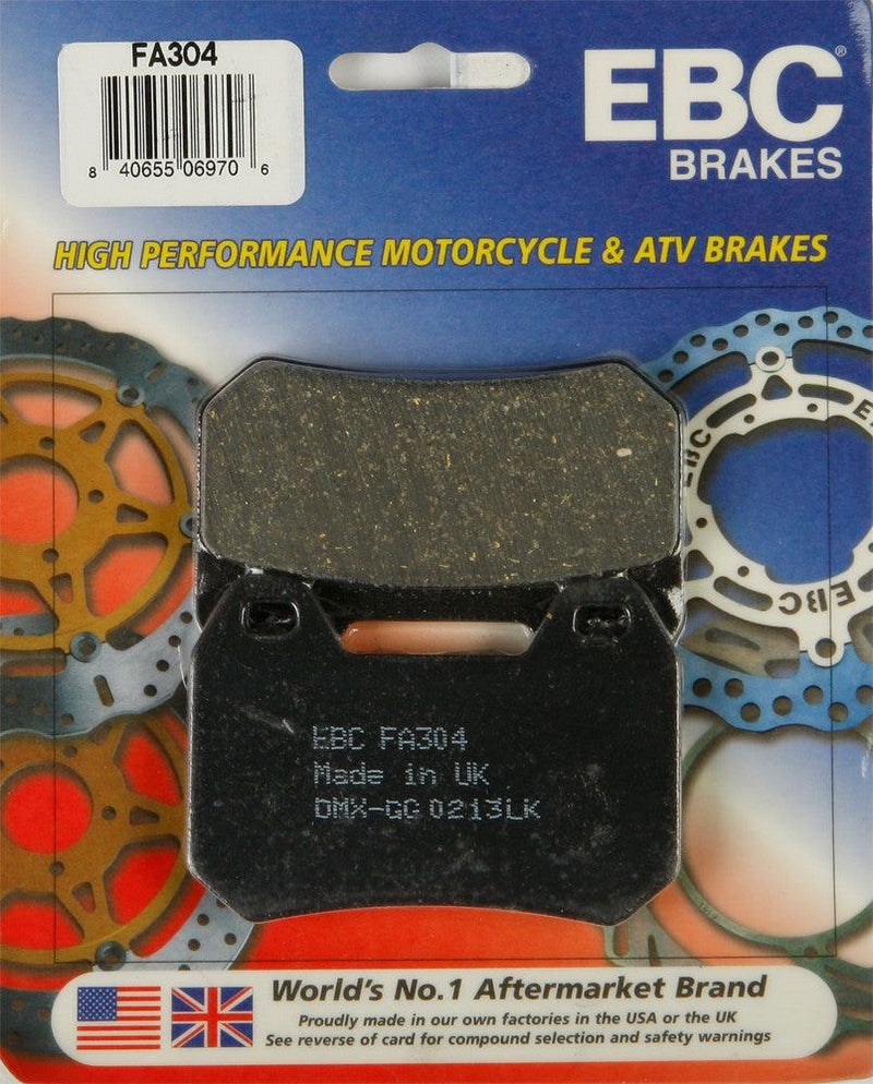 Load image into Gallery viewer, EBC 1 Pair FA Series Organic Replacement Brake Pads MPN FA304
