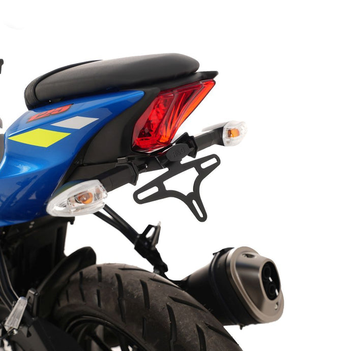 R&G Racing Black Tail Tidy License Plate Holder For 2017-2024 Suzuki GSX-R125