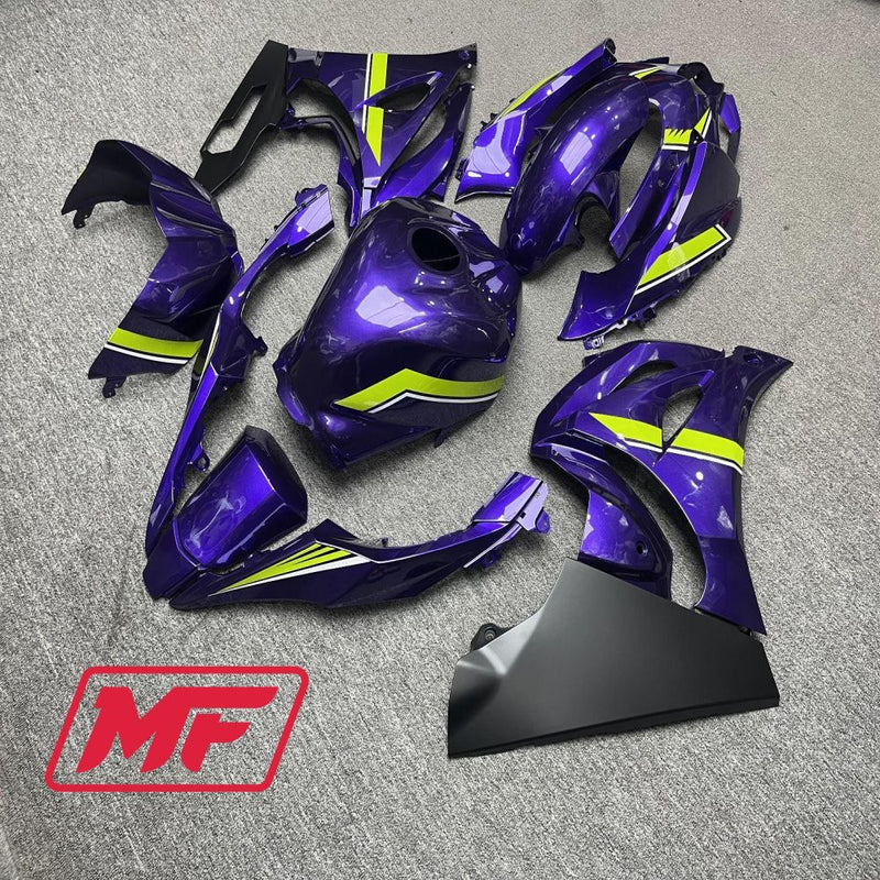 Load image into Gallery viewer, Monster Fairings Full Kit Suzuki GSXR1000 17-24 Matte Light Purple + Windshield + Gas Tank Cover

