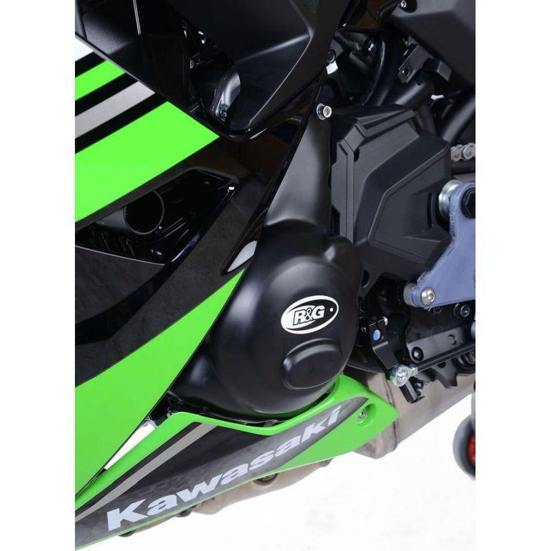 Load image into Gallery viewer, R&amp;G Racing Black Engine Case Cover LHS For 2017-2020 Kawasaki Ninja 650 EX650
