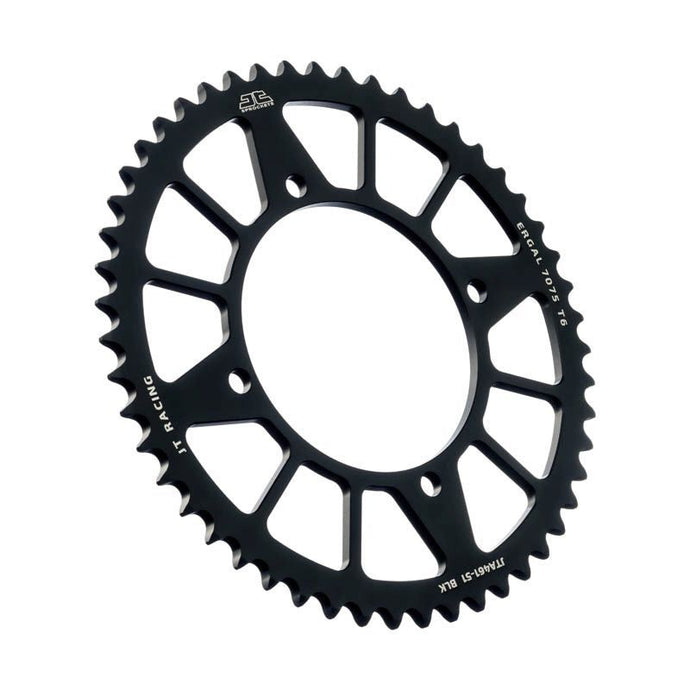 JT Sprockets Rear Racelite Aluminum Race Sprocket Black 50 Tooth 50T 420 Chain