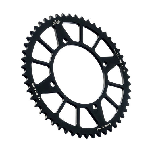 JT Sprockets Rear Racelite Aluminum Race Sprocket Black 50 Tooth 50T 420 Chain