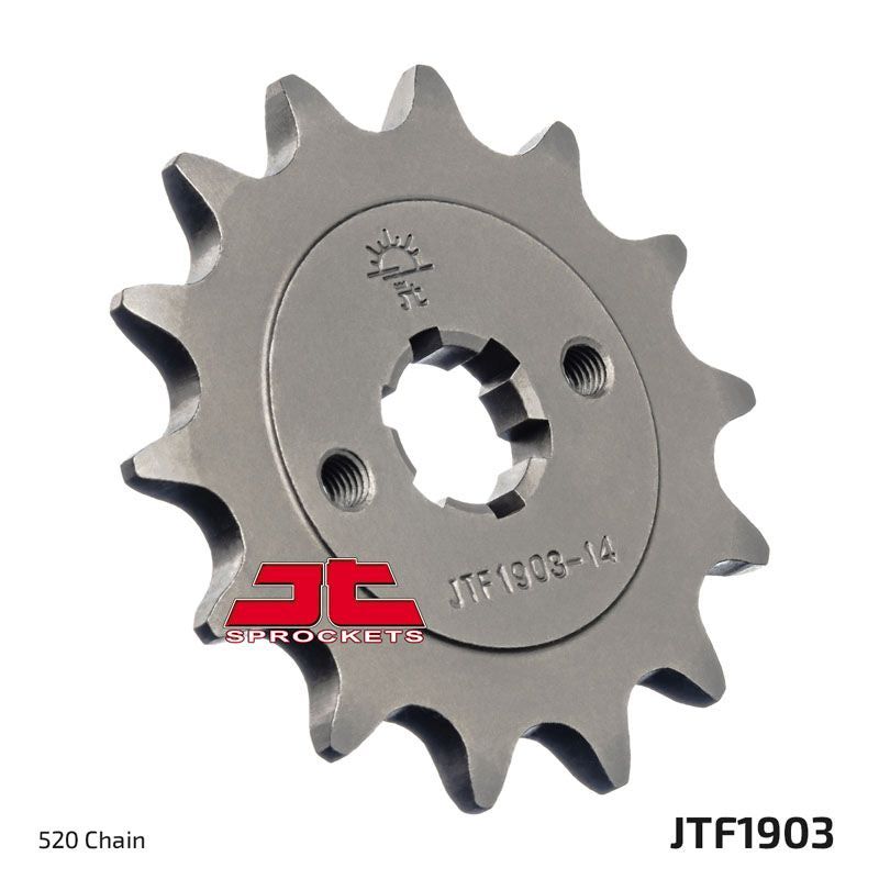 Load image into Gallery viewer, JT Sprockets Front Steel Sprocket 14 Tooth 14T 520 Chain JTF1903.14
