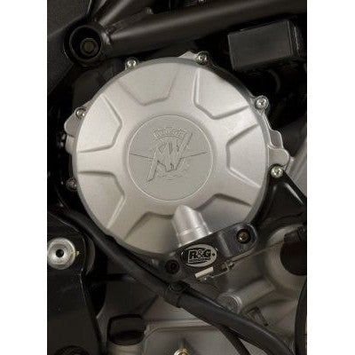 Load image into Gallery viewer, R&amp;G Racing Black Engine Case Sliders RHS For 2013-2016 MV Agusta Brutale 675

