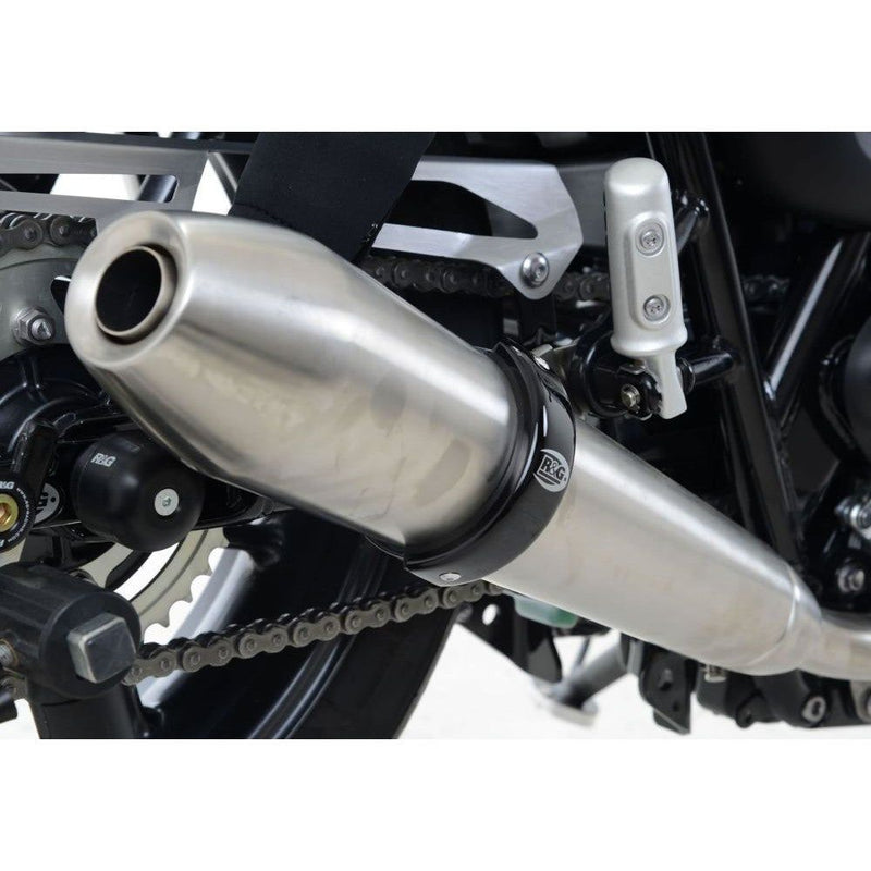 Load image into Gallery viewer, R&amp;G Racing Black Exhaust Protector For 2024-2024 BMW R 12 nineT
