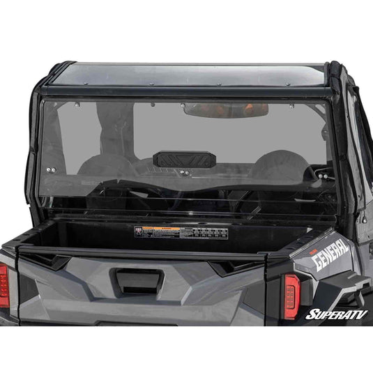 SuperATV Polaris General 1000 Rear Vented Windshield RWS-P-GEN1K-V-76