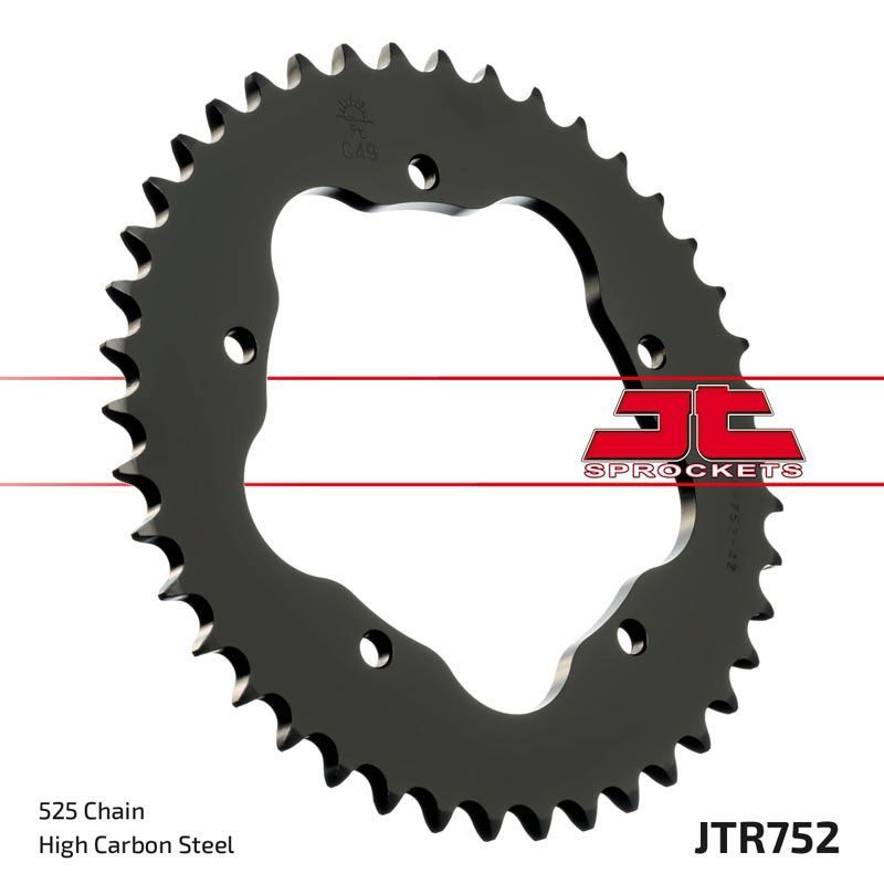 Load image into Gallery viewer, JT Sprockets Rear Steel Sprocket 39 Tooth 39T 525 Chain JTR752.39
