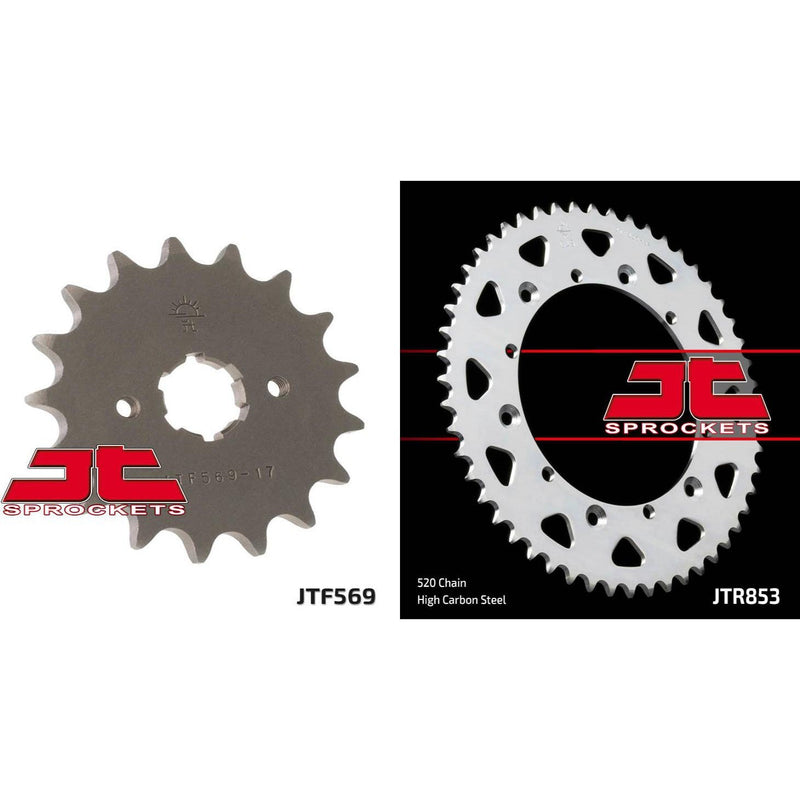 Load image into Gallery viewer, Front &amp; Rear Sprocket Kit for YAMAHA YZ250 D 92 JT Sprockets
