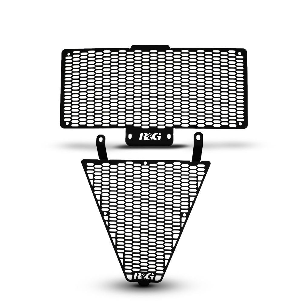 R&G Racing Matt Black PRO Radiator Guard For 2022-2024 Ducati Streetfighter V2