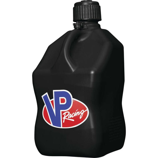 VP Racing 3 Pack Black 5.5 Gallon Square Utility Jugs + Deluxe Fill Hose