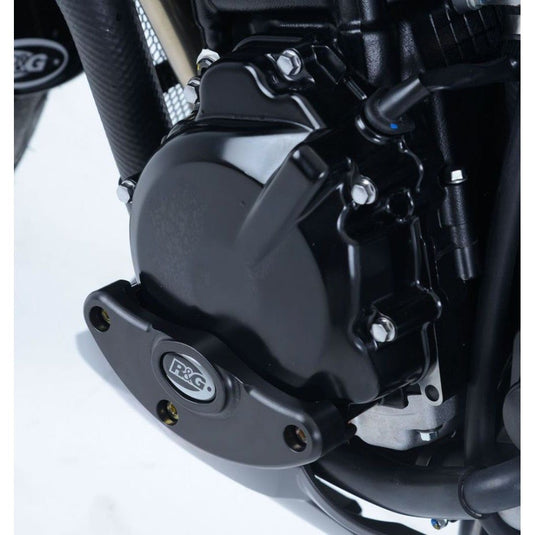 R&G Racing Black Engine Case Sliders LHS For 2006-2012 Suzuki GSR600